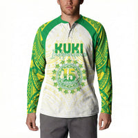 Kuki Independence 2026 Button Sweatshirt Cook Islands 15 Finest White Version