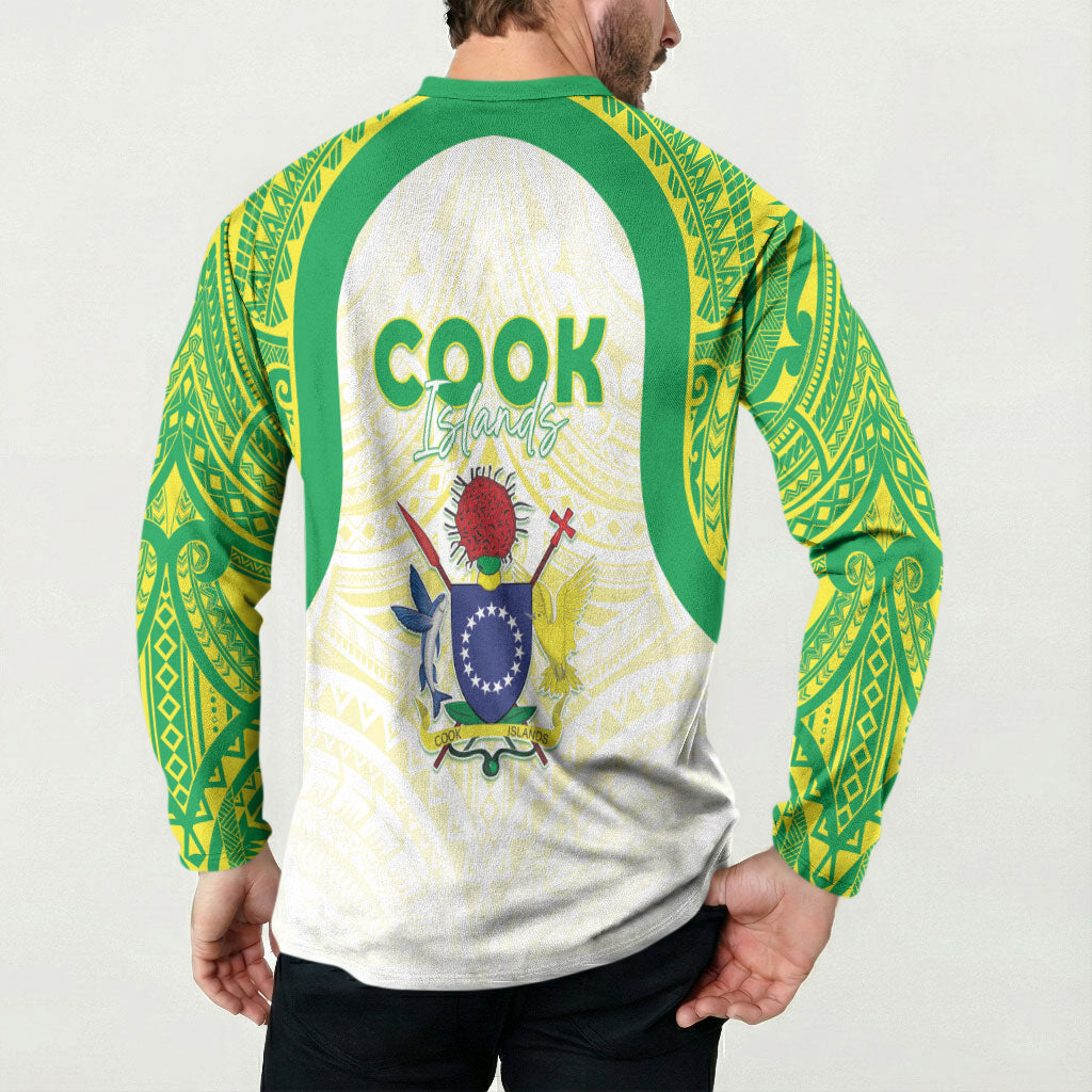 Kuki Independence 2026 Button Sweatshirt Cook Islands 15 Finest White Version