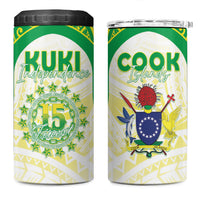 Kuki Independence 2026 4 in 1 Can Cooler Tumbler Cook Islands 15 Finest White Version