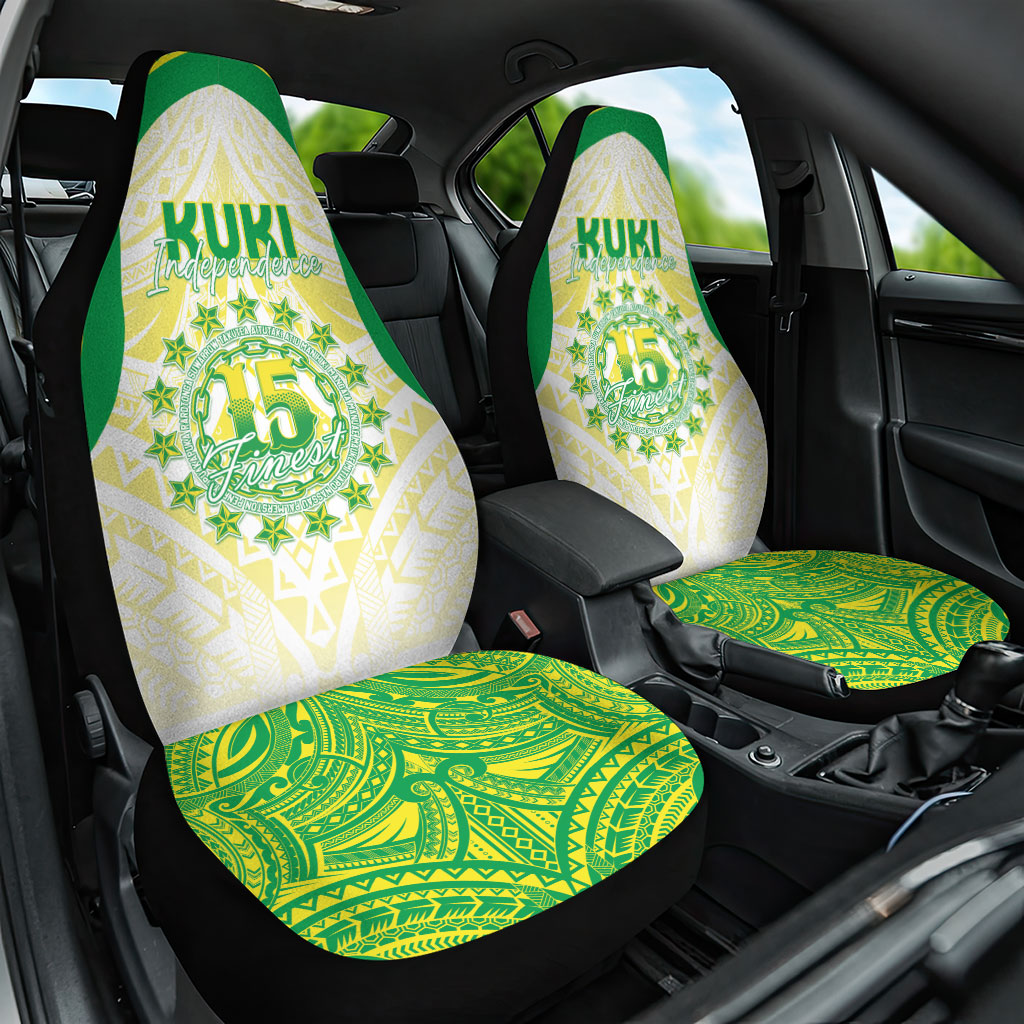 Kuki Independence 2026 Car Seat Cover Cook Islands 15 Finest White Version