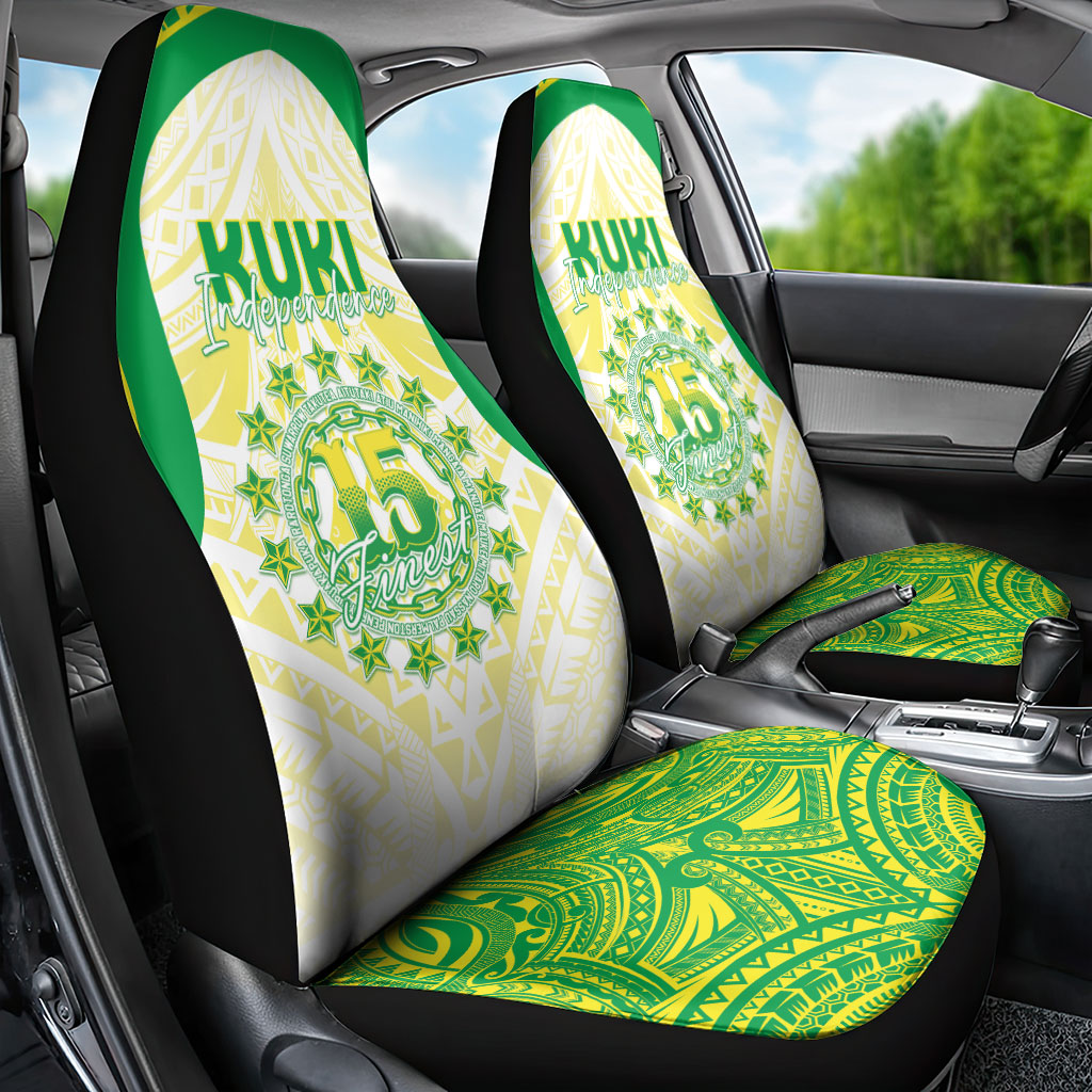 Kuki Independence 2026 Car Seat Cover Cook Islands 15 Finest White Version
