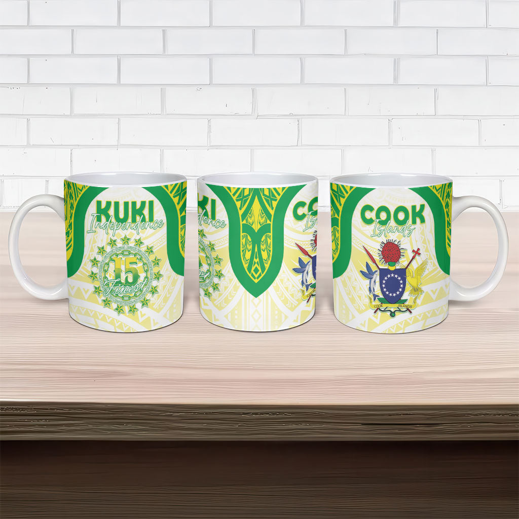 Kuki Independence 2026 Ceramic Mug Cook Islands 15 Finest White Version