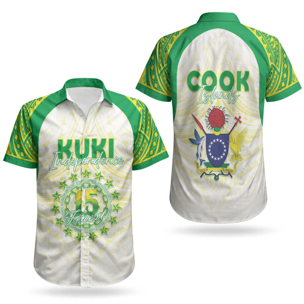 Kuki Independence 2026 Couples Matching Off The Shoulder Long Sleeve Dress and Hawaiian Shirt Cook Islands 15 Finest White Version