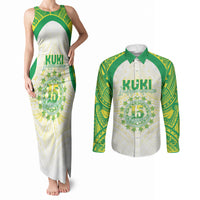 Kuki Independence 2026 Couples Matching Tank Maxi Dress and Long Sleeve Button Shirt Cook Islands 15 Finest White Version