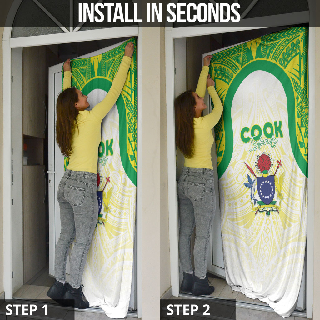 Kuki Independence 2026 Door Cover Cook Islands 15 Finest White Version