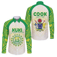 Kuki Independence 2026 Family Matching Short Sleeve Bodycon Dress and Hawaiian Shirt Cook Islands 15 Finest White Version
