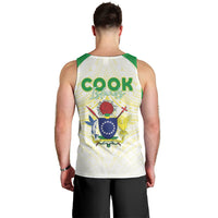 Kuki Independence 2026 Men Tank Top Cook Islands 15 Finest White Version