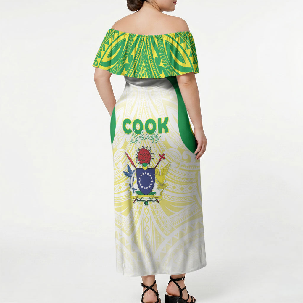 Kuki Independence 2026 Off Shoulder Maxi Dress Cook Islands 15 Finest White Version