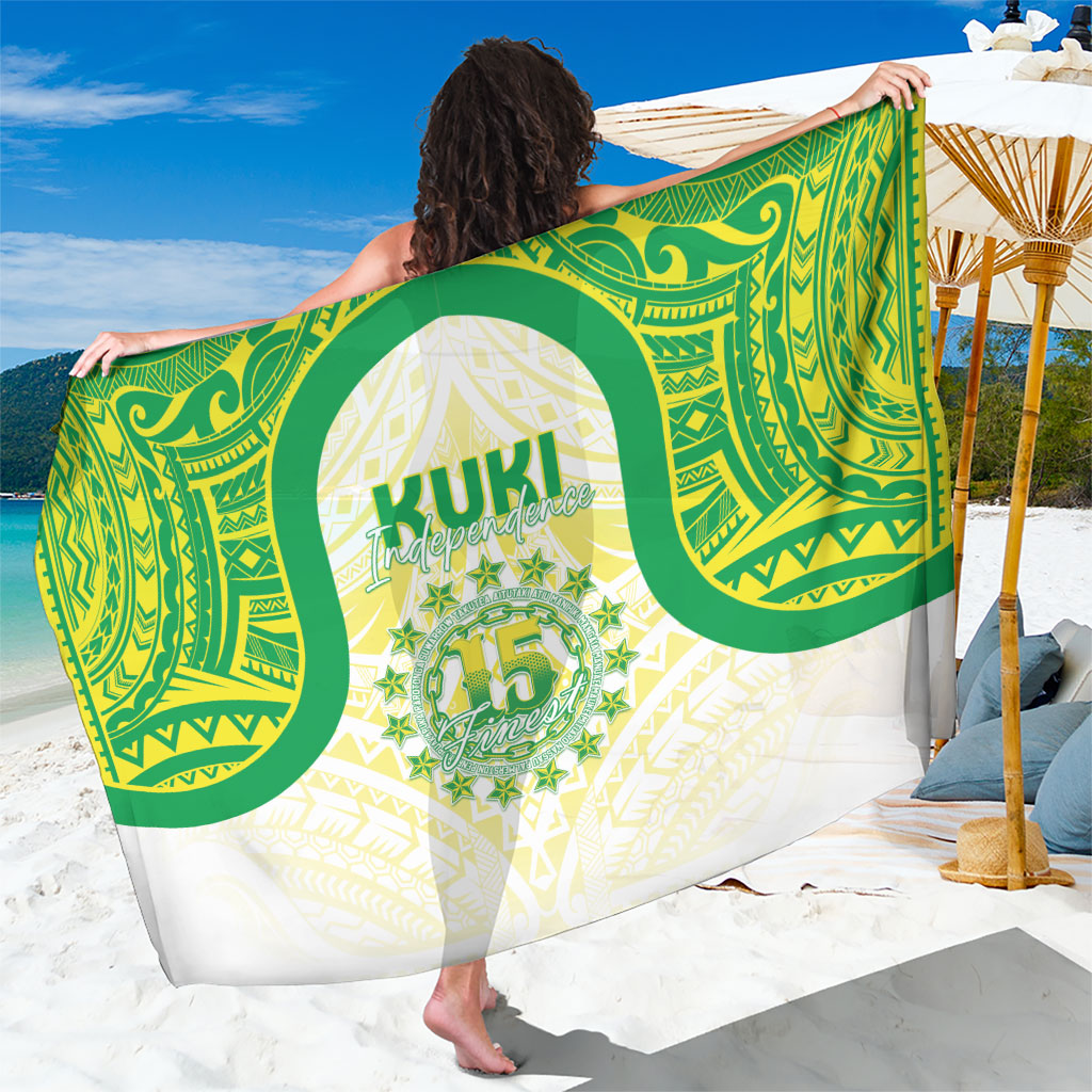 Kuki Independence 2026 Sarong Cook Islands 15 Finest White Version