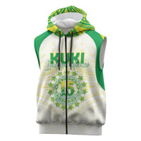 Kuki Independence 2026 Sleeveless Zip Hoodie Cook Islands 15 Finest White Version