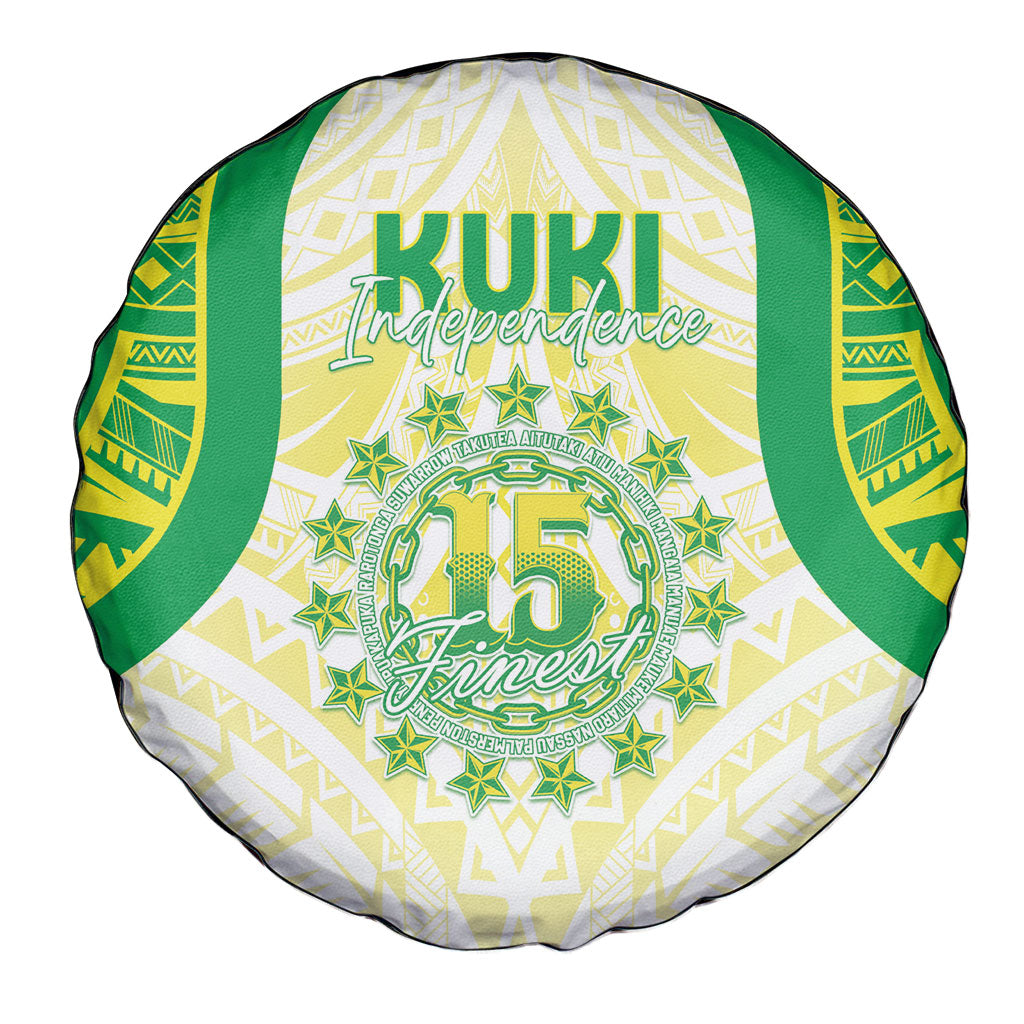 Kuki Independence 2026 Spare Tire Cover Cook Islands 15 Finest White Version