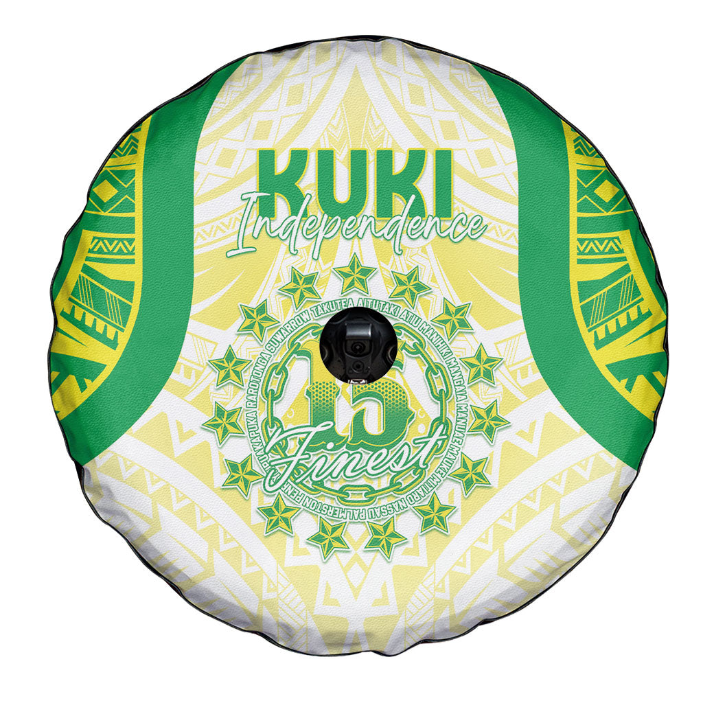 Kuki Independence 2026 Spare Tire Cover Cook Islands 15 Finest White Version