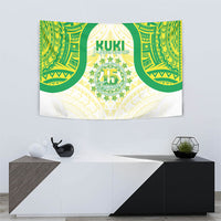 Kuki Independence 2026 Tapestry Cook Islands 15 Finest White Version