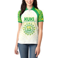 Kuki Independence 2026 Women Polo Shirt Cook Islands 15 Finest White Version