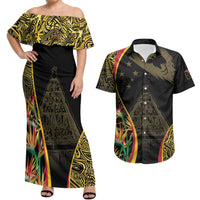 Papua New Guinea Hapi De Bilong Indipendens Couples Matching Off Shoulder Maxi Dress and Hawaiian Shirt Special Style
