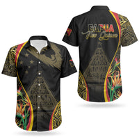 Papua New Guinea Hapi De Bilong Indipendens Couples Matching Short Sleeve Bodycon Dress and Hawaiian Shirt Special Style