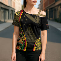 Papua New Guinea Hapi De Bilong Indipendens Cross Shoulder Shirt Special Style