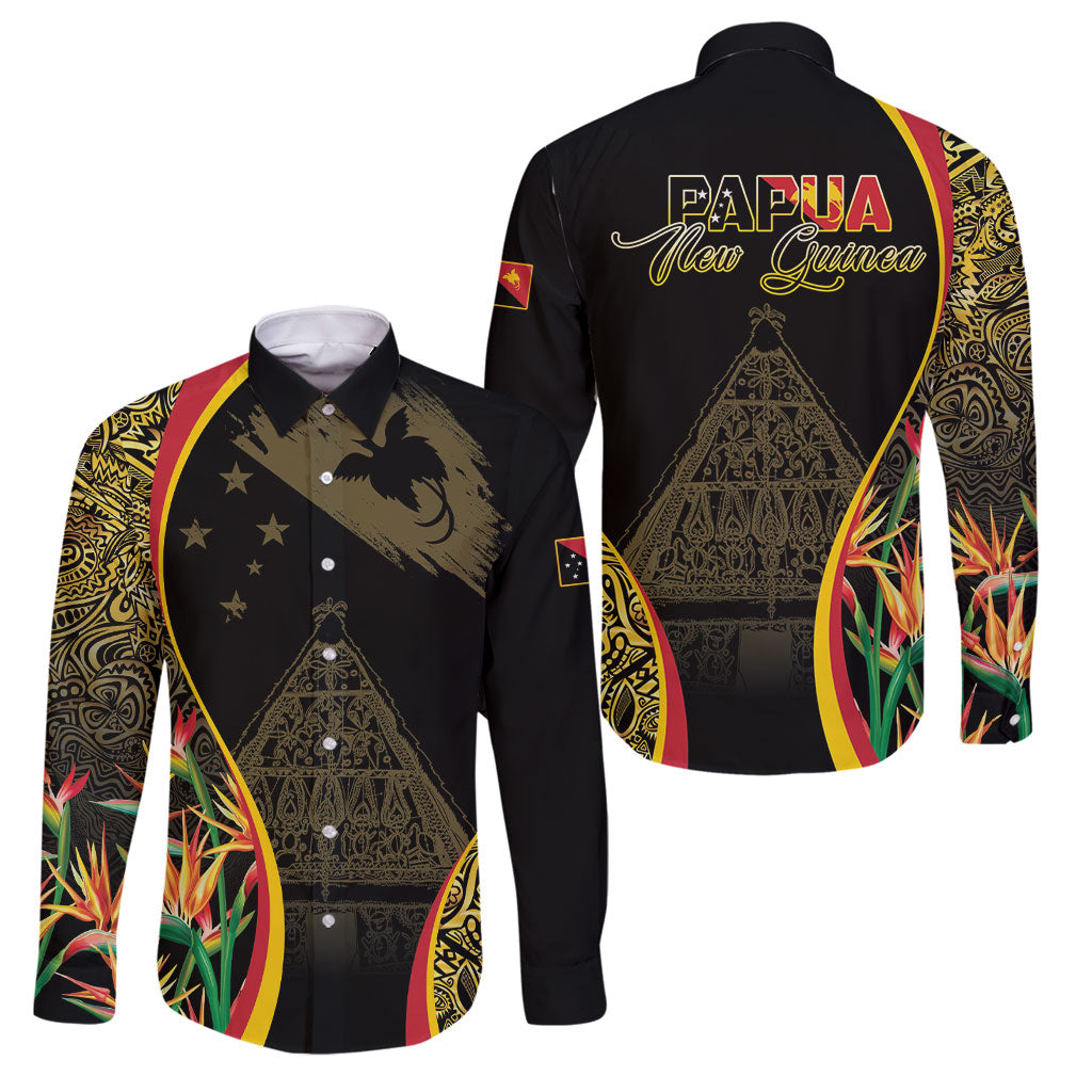 Papua New Guinea Hapi De Bilong Indipendens Family Matching Long Sleeve Bodycon Dress and Hawaiian Shirt Special Style