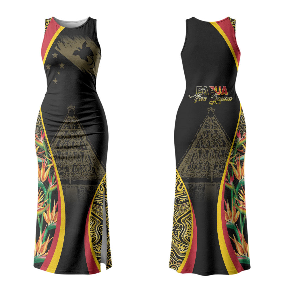 Papua New Guinea Hapi De Bilong Indipendens Family Matching Tank Maxi Dress and Hawaiian Shirt Special Style