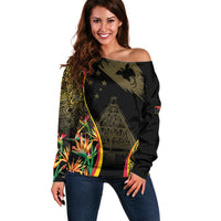 Papua New Guinea Hapi De Bilong Indipendens Off Shoulder Sweater Special Style