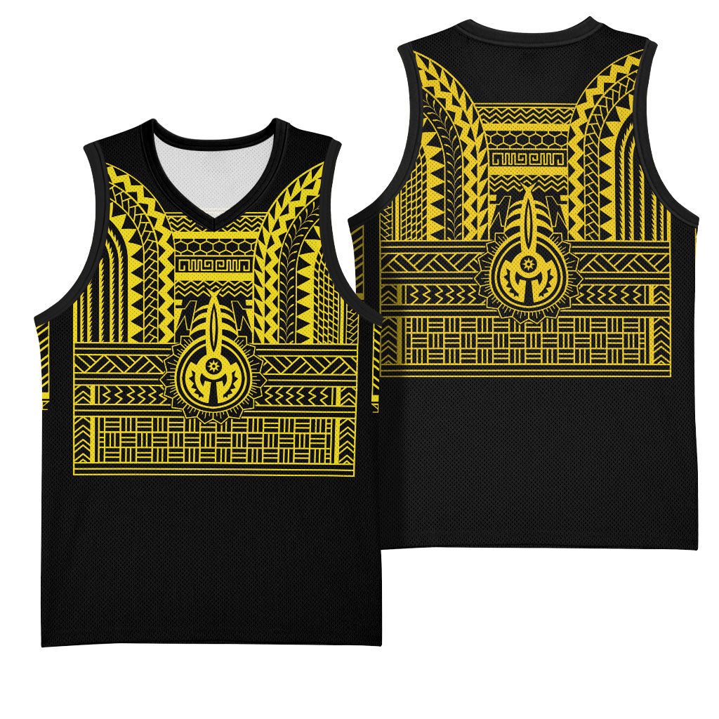 Philippines Filipinos Basketball Jersey Igorot Tribal Pattern Black