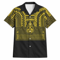 Philippines Filipinos Hawaiian Shirt Igorot Tribal Pattern Black