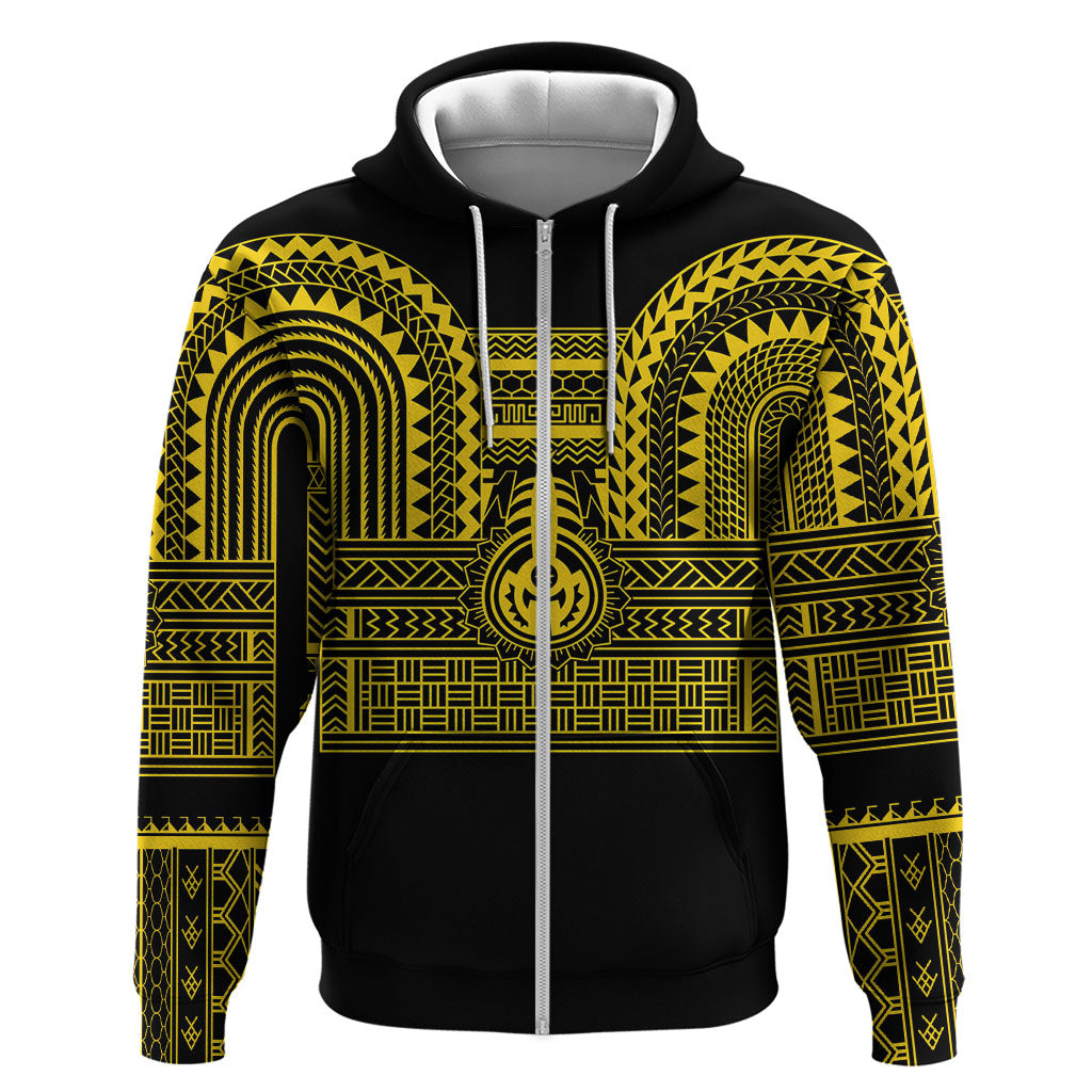 Philippines Filipinos Hoodie Igorot Tribal Pattern Black