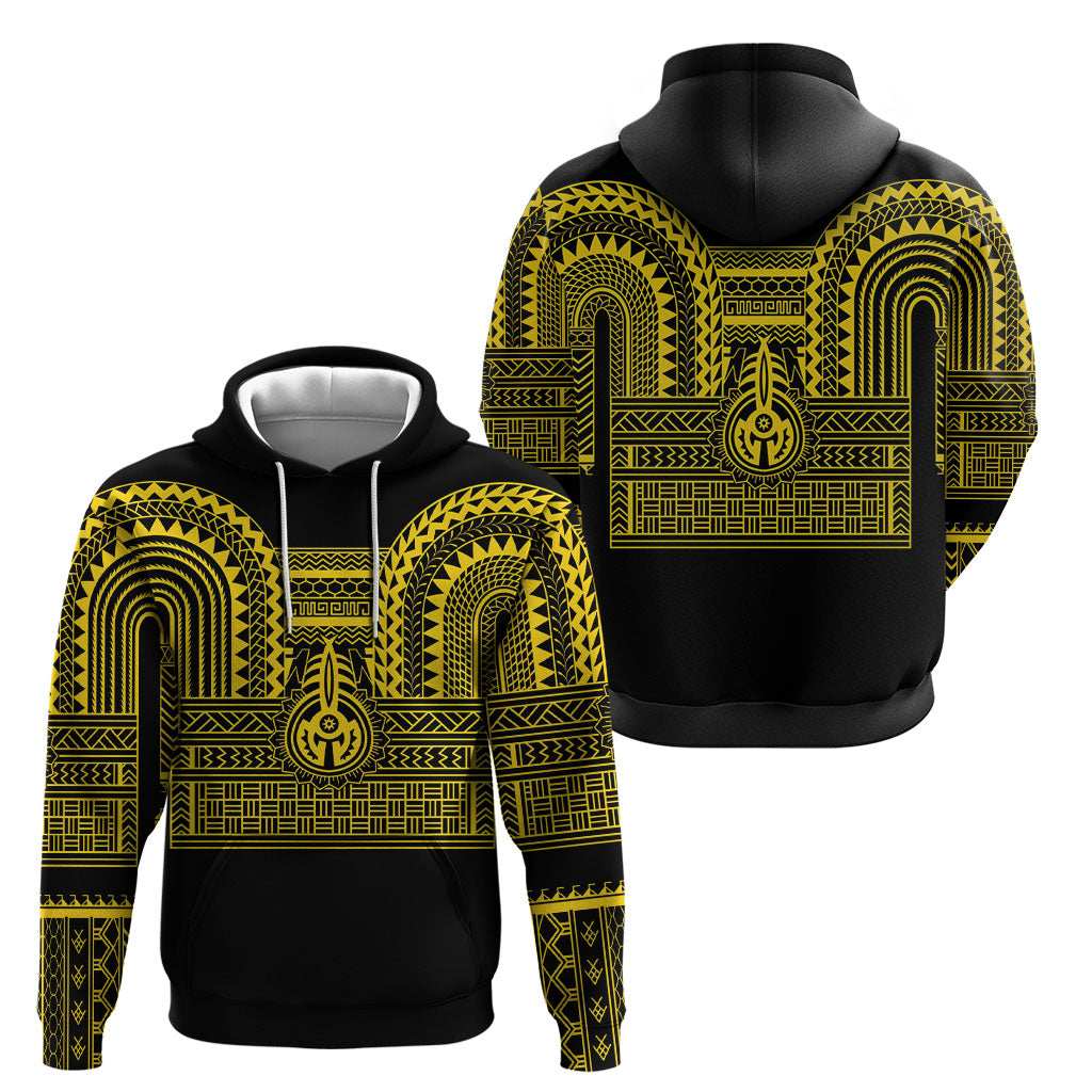 Philippines Filipinos Hoodie Igorot Tribal Pattern Black