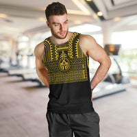 Philippines Filipinos Men Tank Top Igorot Tribal Pattern Black