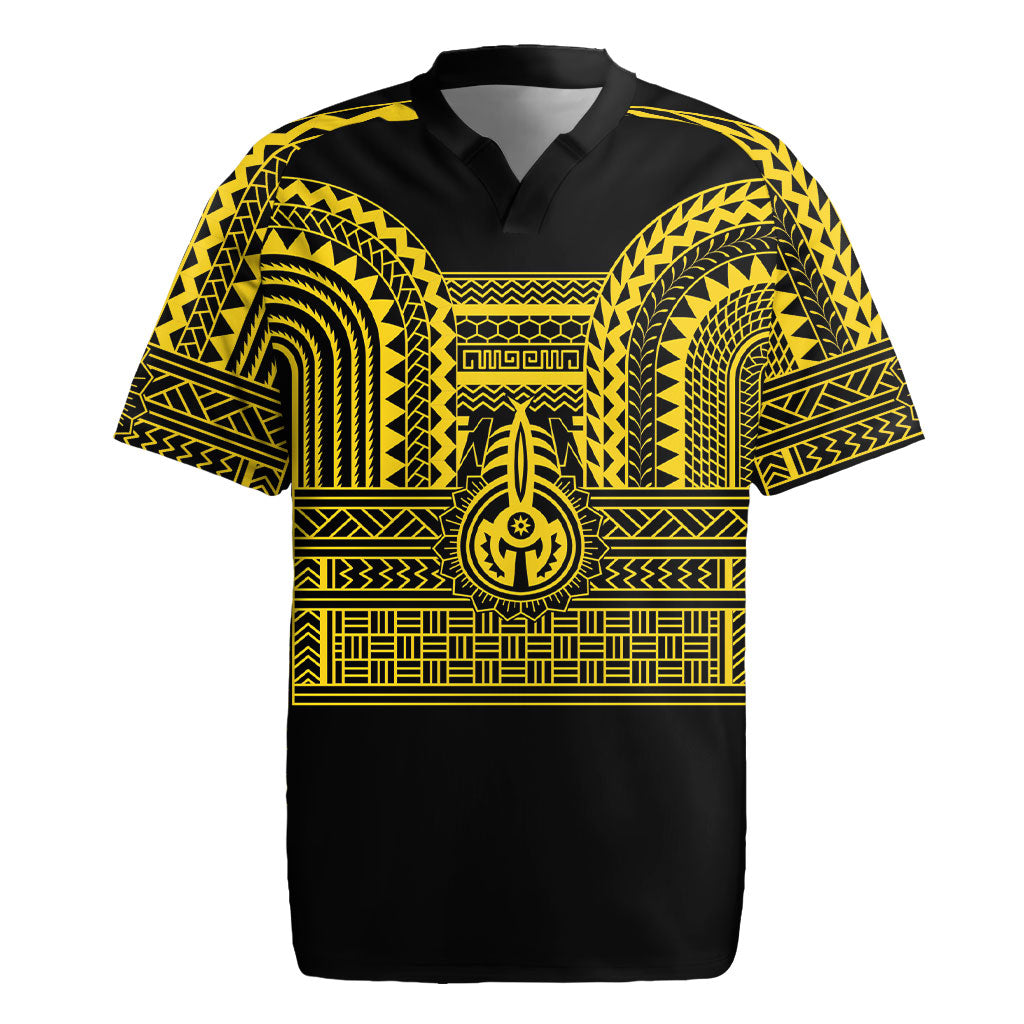 Philippines Filipinos Rugby Jersey Igorot Tribal Pattern Black