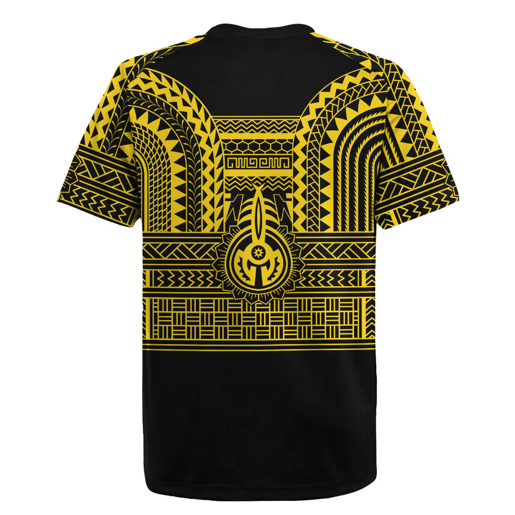Philippines Filipinos Rugby Jersey Igorot Tribal Pattern Black