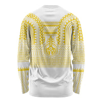 Philippines Filipinos Long Sleeve Shirt Igorot Tribal Pattern White