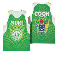 Kuki Independence 2026 Basketball Jersey Cook Islands 15 Finest Green Version