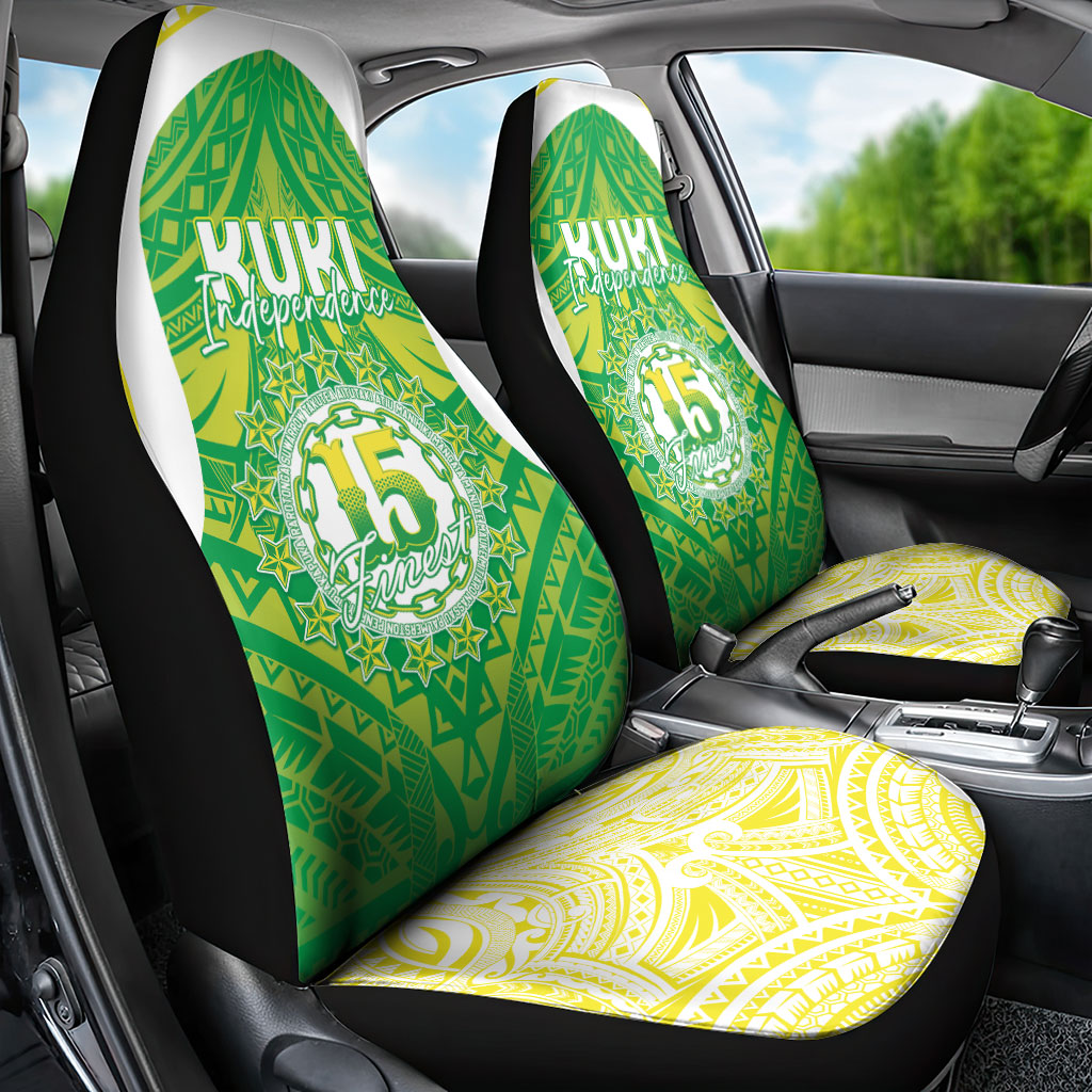 Kuki Independence 2026 Car Seat Cover Cook Islands 15 Finest Green Version
