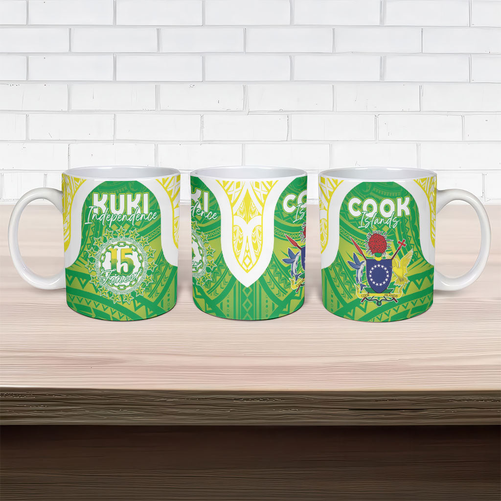 Kuki Independence 2026 Ceramic Mug Cook Islands 15 Finest Green Version