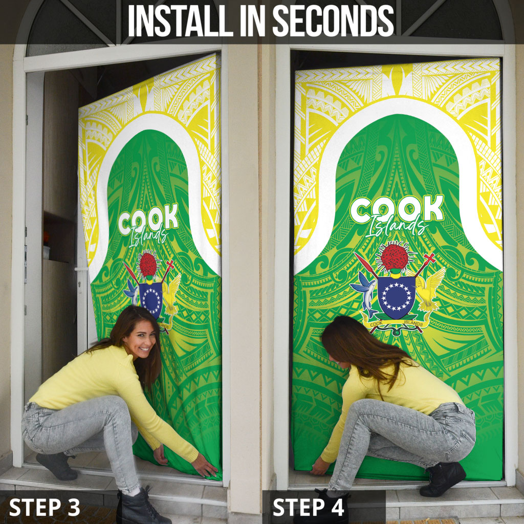 Kuki Independence 2026 Door Cover Cook Islands 15 Finest Green Version
