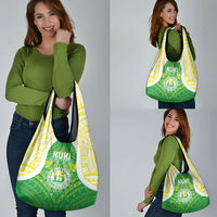 Kuki Independence 2026 Grocery Bag Cook Islands 15 Finest Green Version