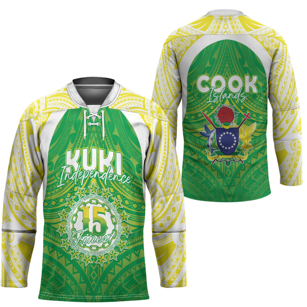 Kuki Independence 2026 Hockey Jersey Cook Islands 15 Finest Green Version