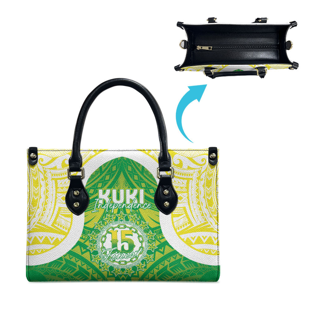 Kuki Independence 2026 Leather Bag Cook Islands 15 Finest Green Version