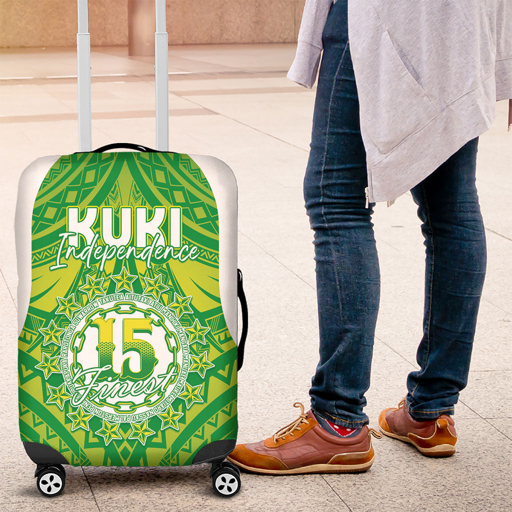 Kuki Independence 2026 Luggage Cover Cook Islands 15 Finest Green Version