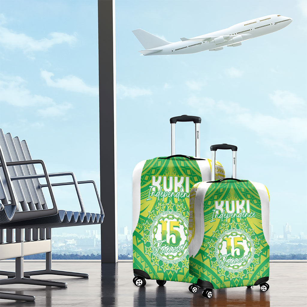 Kuki Independence 2026 Luggage Cover Cook Islands 15 Finest Green Version