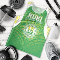 Kuki Independence 2026 Men Tank Top Cook Islands 15 Finest Green Version