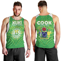 Kuki Independence 2026 Men Tank Top Cook Islands 15 Finest Green Version
