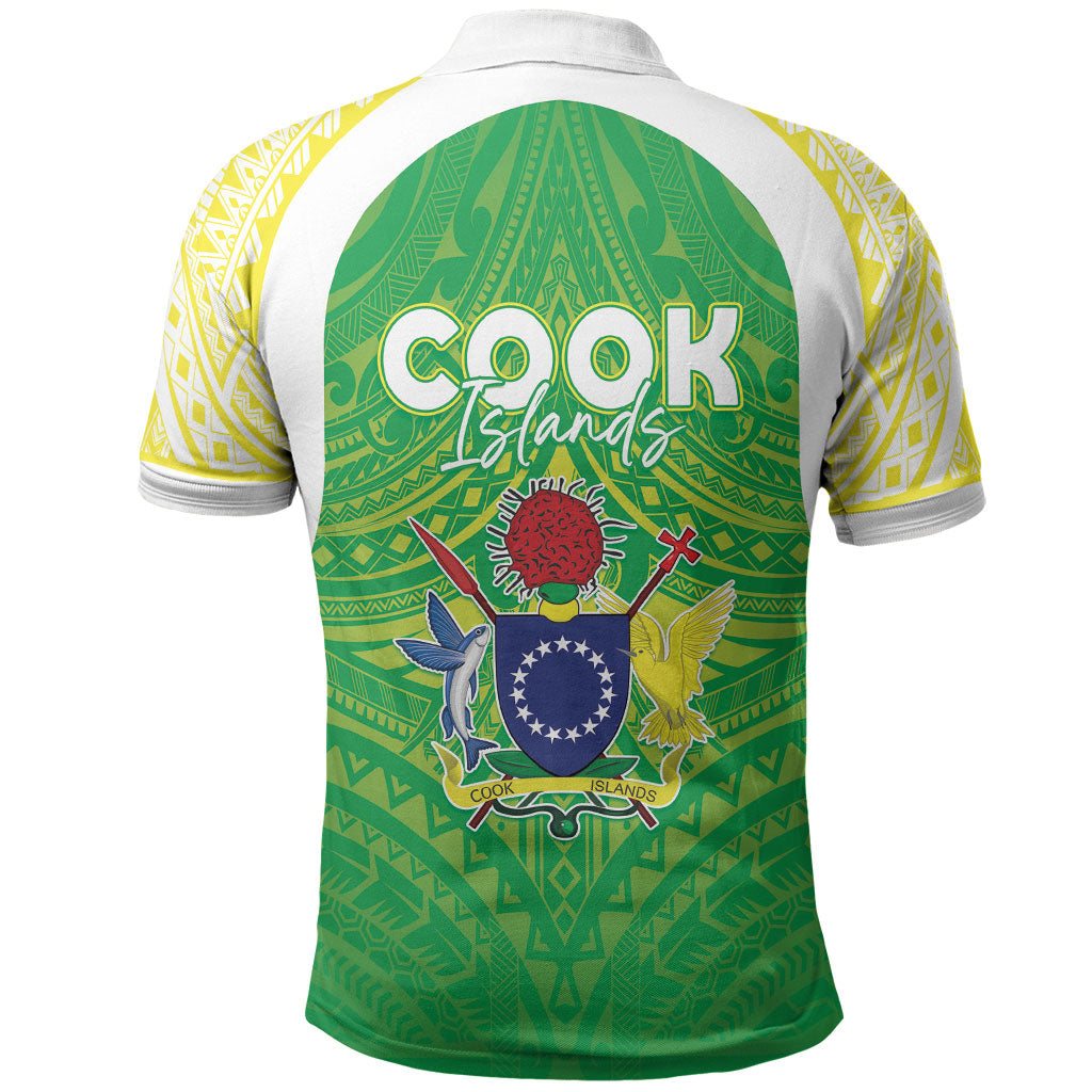 Kuki Independence 2026 Polo Shirt Cook Islands 15 Finest Green Version