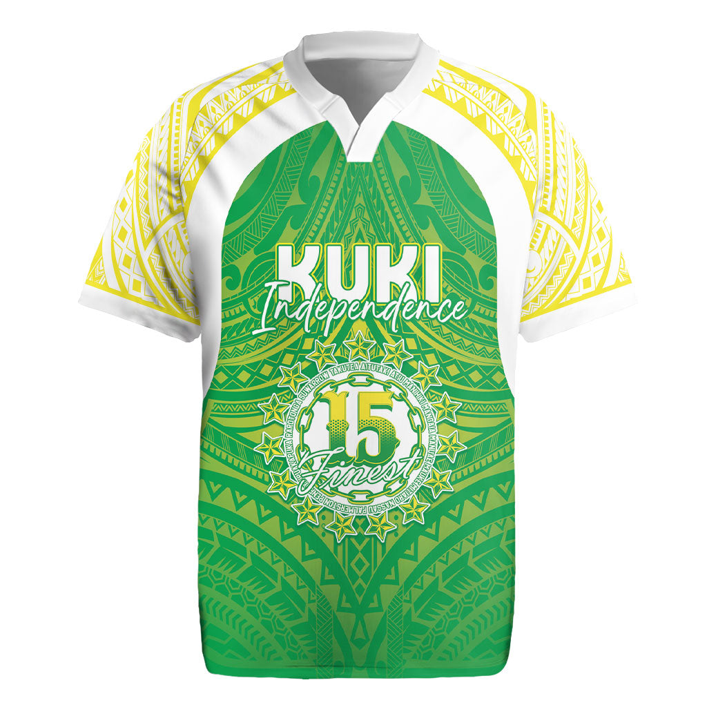 Kuki Independence 2026 Rugby Jersey Cook Islands 15 Finest Green Version LT05 Green - Polynesian Pride