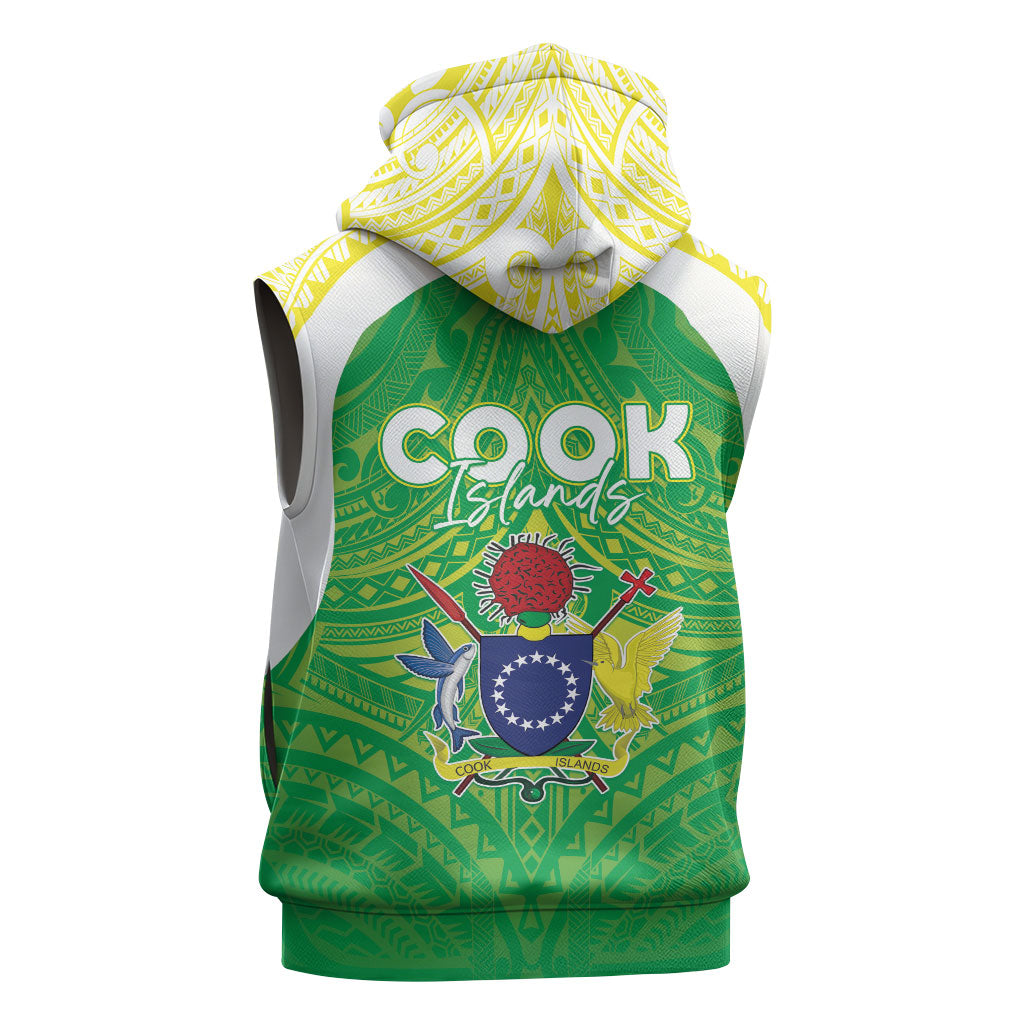 Kuki Independence 2026 Sleeveless Hoodie Cook Islands 15 Finest Green Version