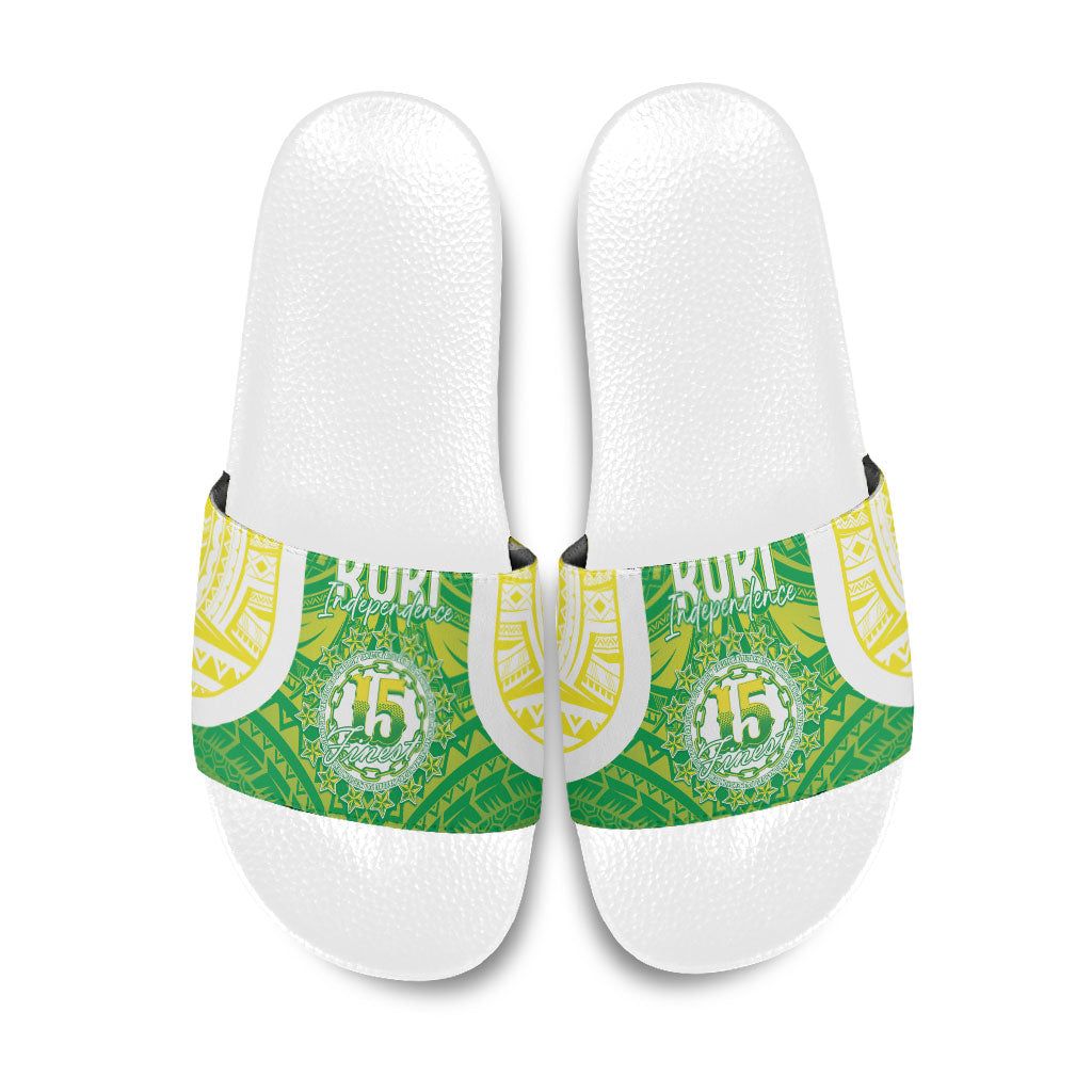 Kuki Independence 2026 Slide Sandals Cook Islands 15 Finest Green Version