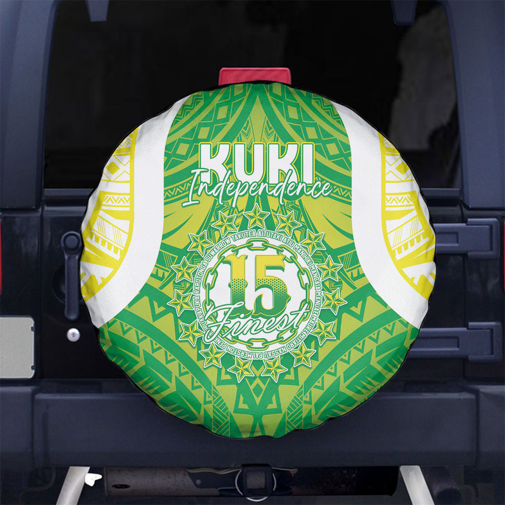 Kuki Independence 2026 Spare Tire Cover Cook Islands 15 Finest Green Version