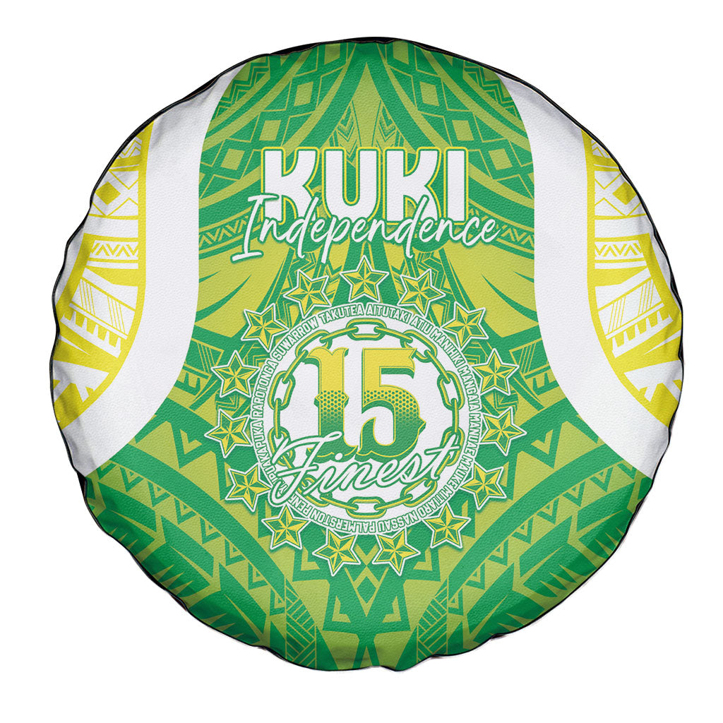 Kuki Independence 2026 Spare Tire Cover Cook Islands 15 Finest Green Version