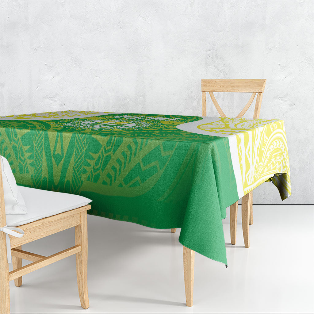 Kuki Independence 2026 Tablecloth Cook Islands 15 Finest Green Version